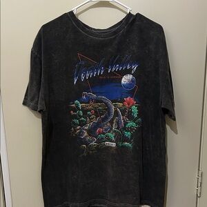 Desert Valley Snake Graphic Tee - Black